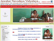 Tablet Screenshot of jnvashoknagar.com